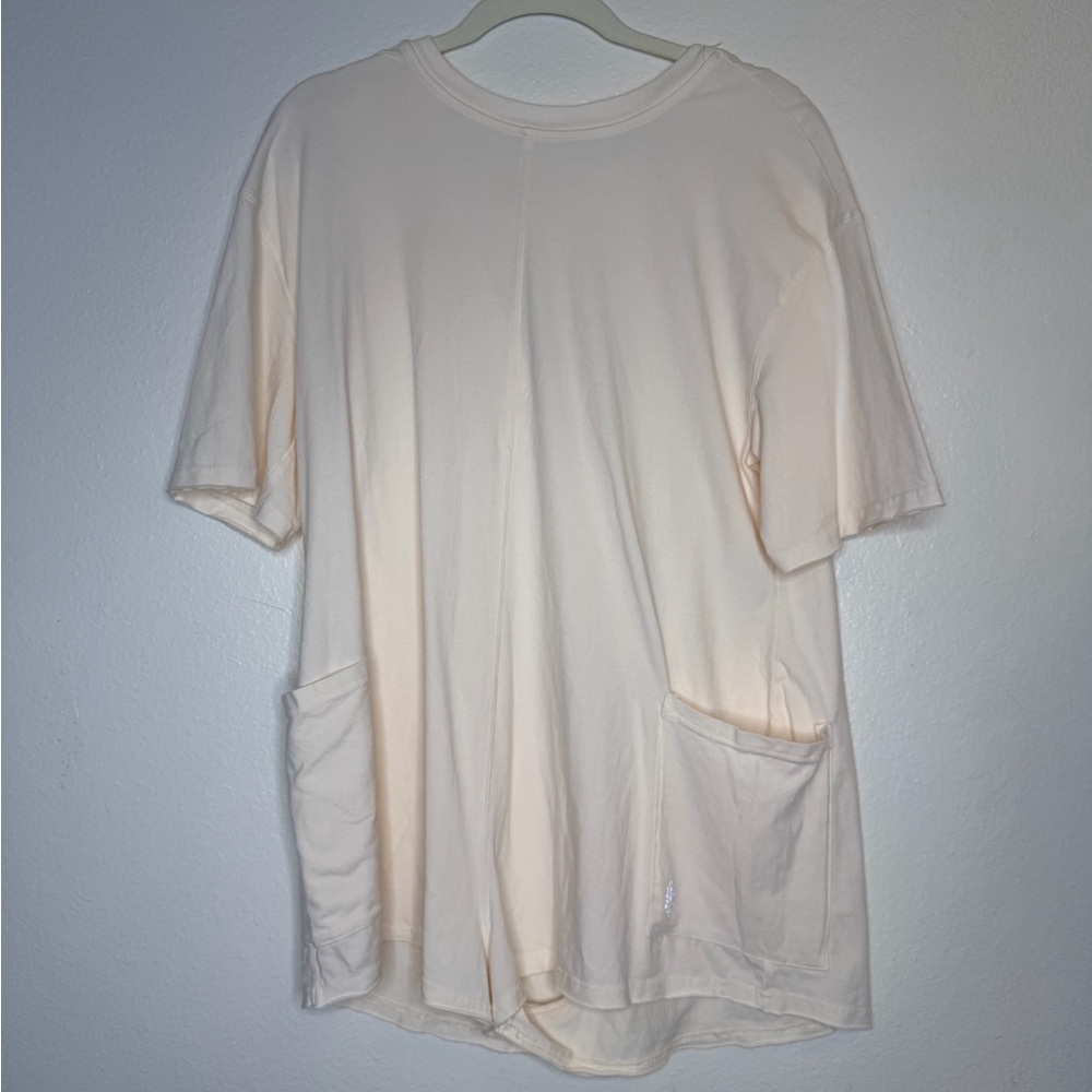 NWOT ✨ Free People Hot Shot Tee Romper Ivory size Small
